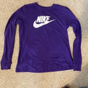 Nike purple long sleeve shirt